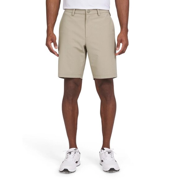 Chaps Golf Shorts Performance Flat Front Stretch 9" Inseam Mens Sz 38 & 46 Khaki - Picture 1 of 11